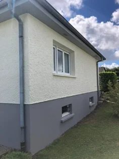Façade de maison après ravalement